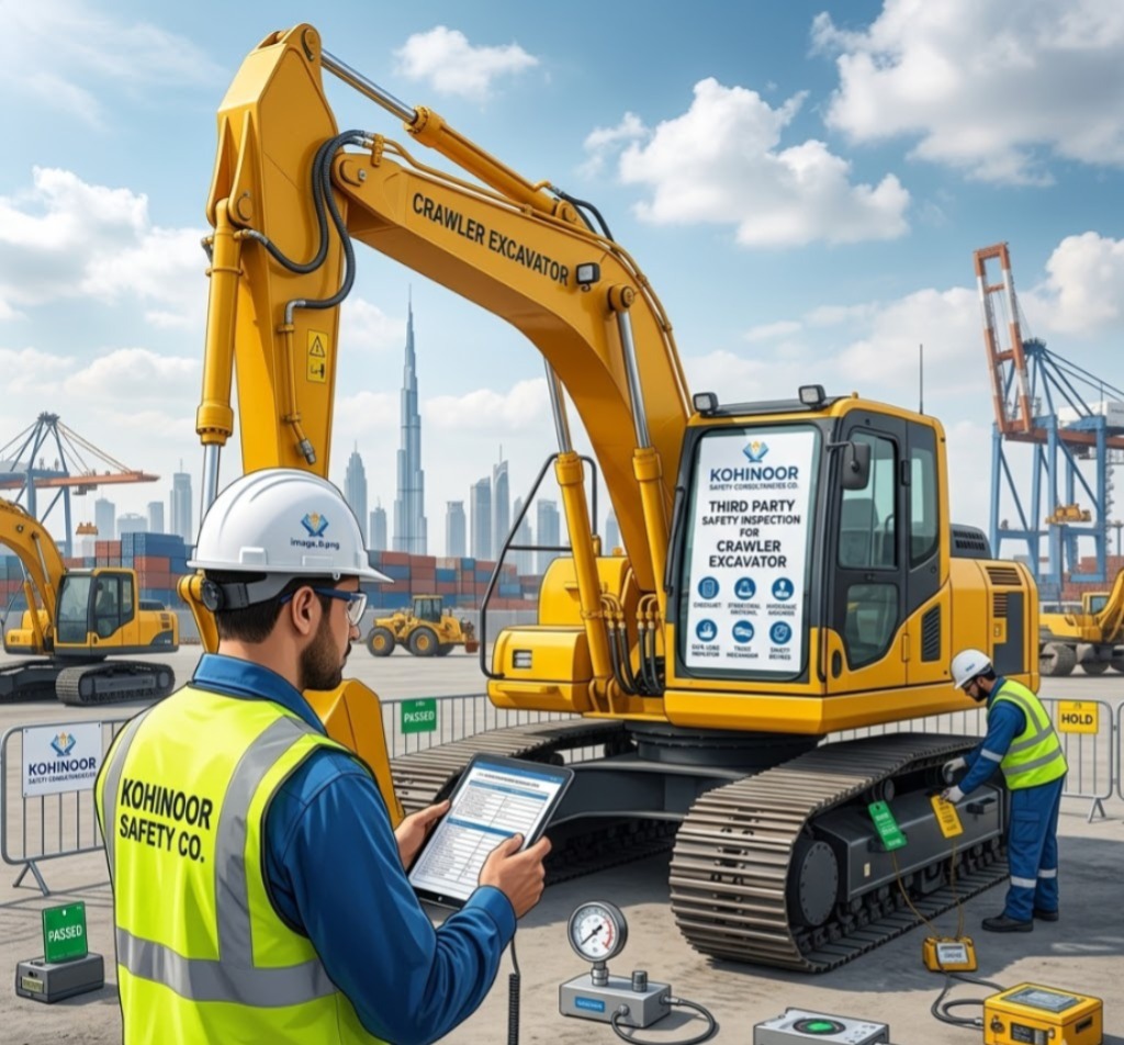 Third Party Safety Inspection For Crawler Excavator